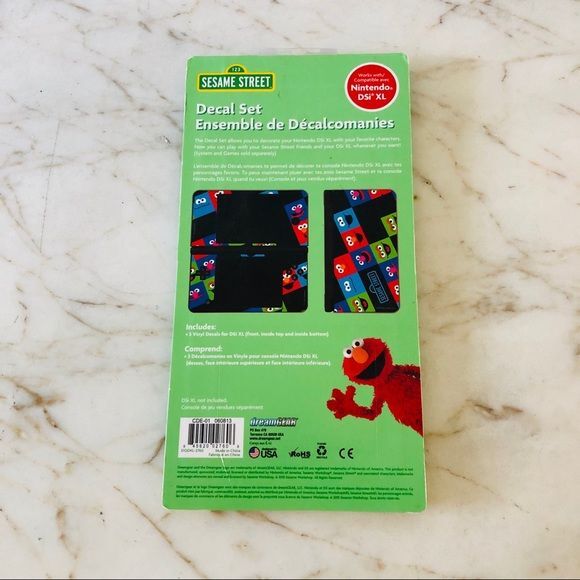 SESAME STREET DreamGear Decal Set NINTENDO DSi XL - Picture 2 of 2